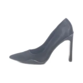 Bershka High-Heel Shoes Leather Black Colour For Women