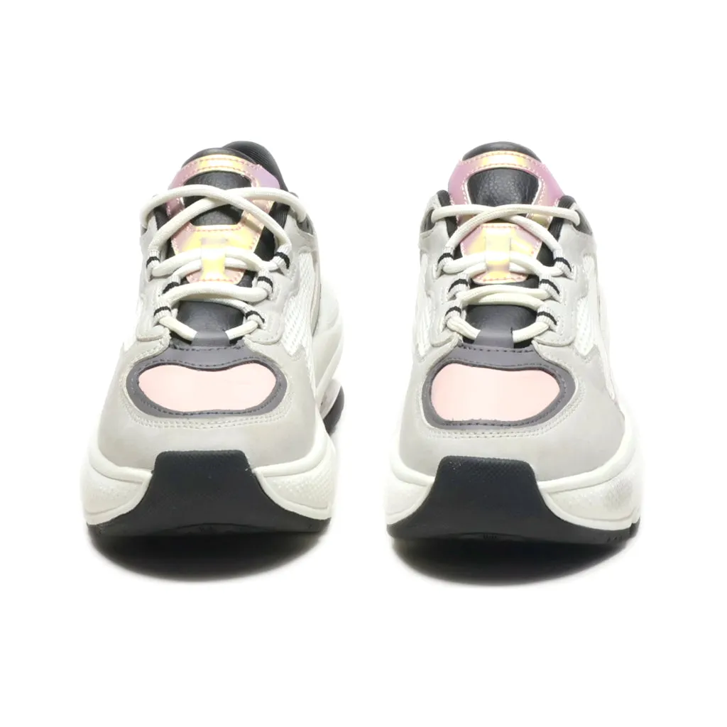 Bershka Low-Top Sneakers Fabric Multicolour Colour For Women