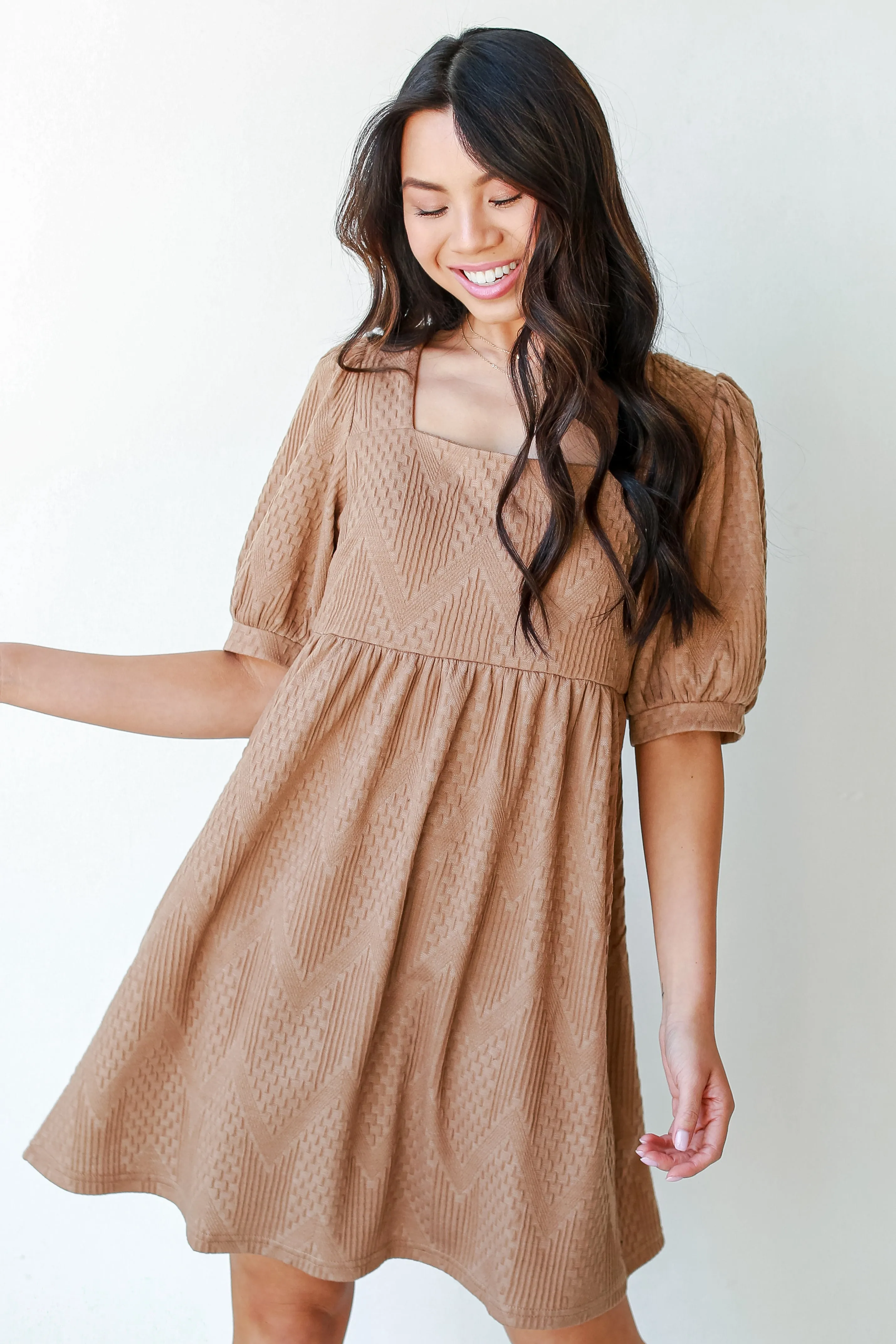 Best Date Ever Knit Babydoll Dress