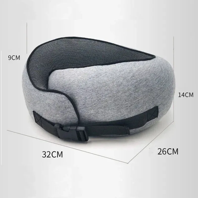 Best Portable Memory Foam Neck Pillow for Travel and Camping