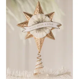 Bethany Lowe Peaceful Christmas Wish Upon A Star Tree Topper