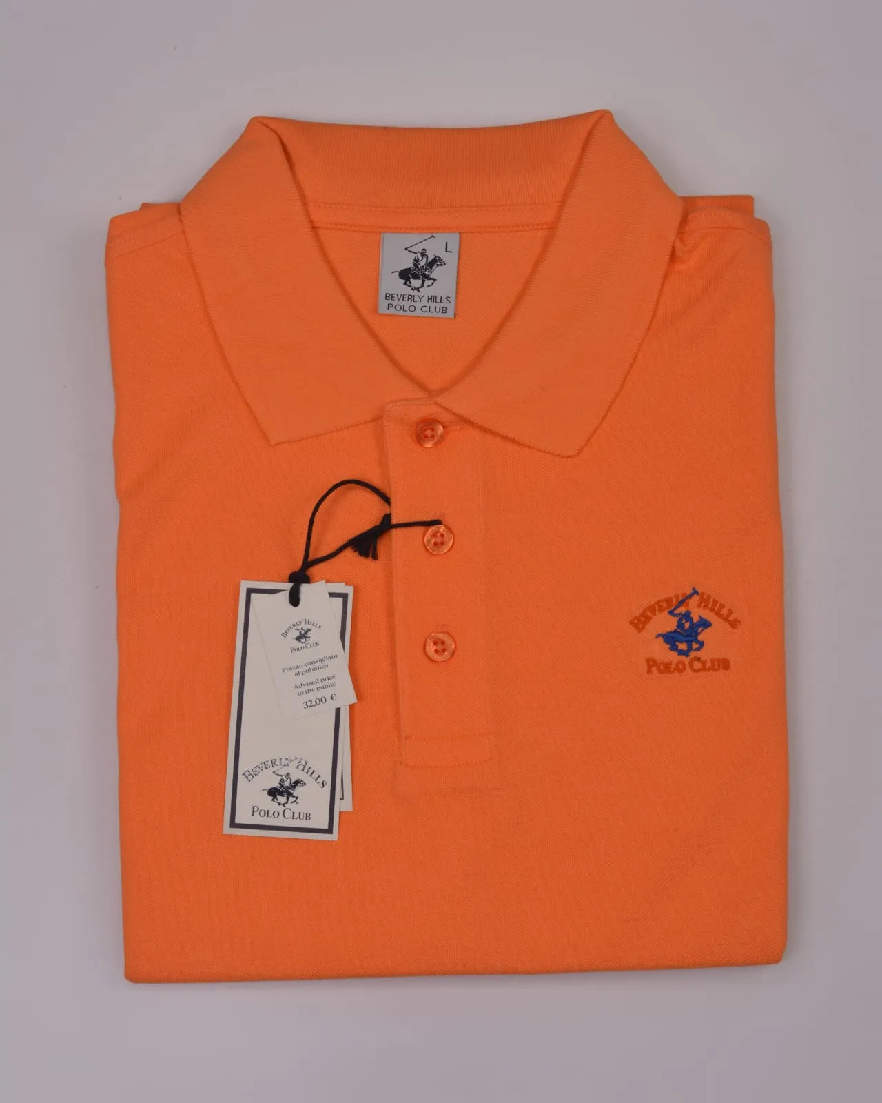 BEVERLY HILL Men's Classic Polo Shirt ORANGE