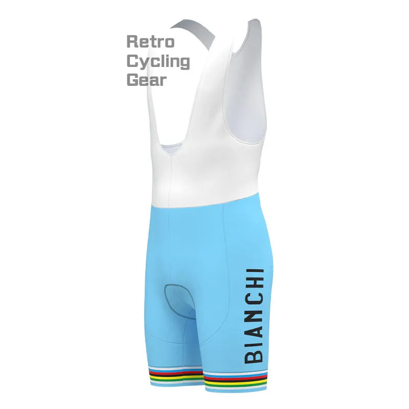 Bianchi Water Blue Retro Long Sleeve Cycling Kit