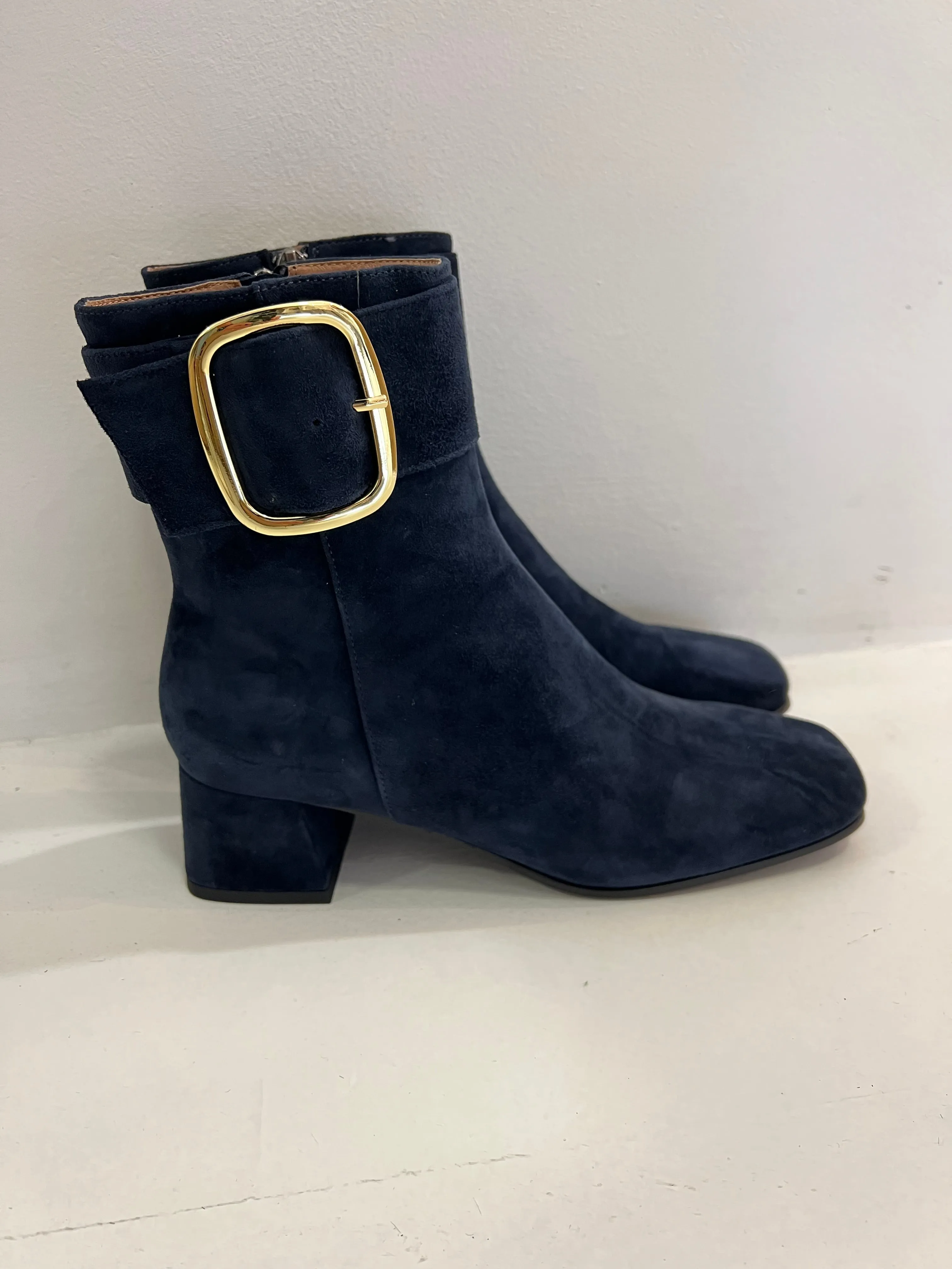 Bibi Lou Navy Suede Essential Boot