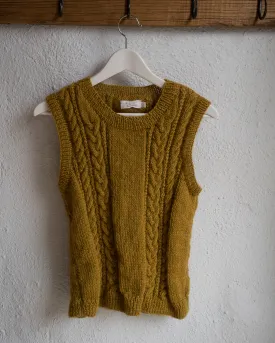 Bibico - Amita Knitted Wool Vest - Golden Hay