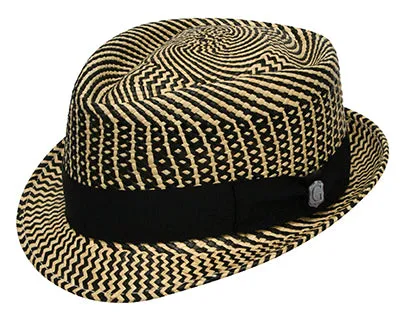 Bigalli Diamond Striped Hat