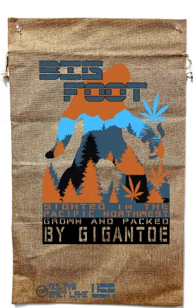 BIGFOOT MARIJUANA BURLAP BAG