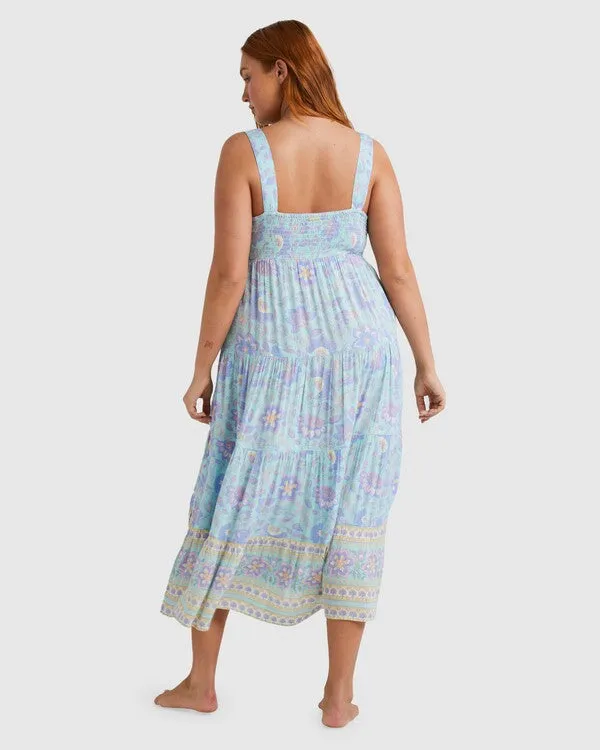 Billabong Hideaway Shine On Midi Dress