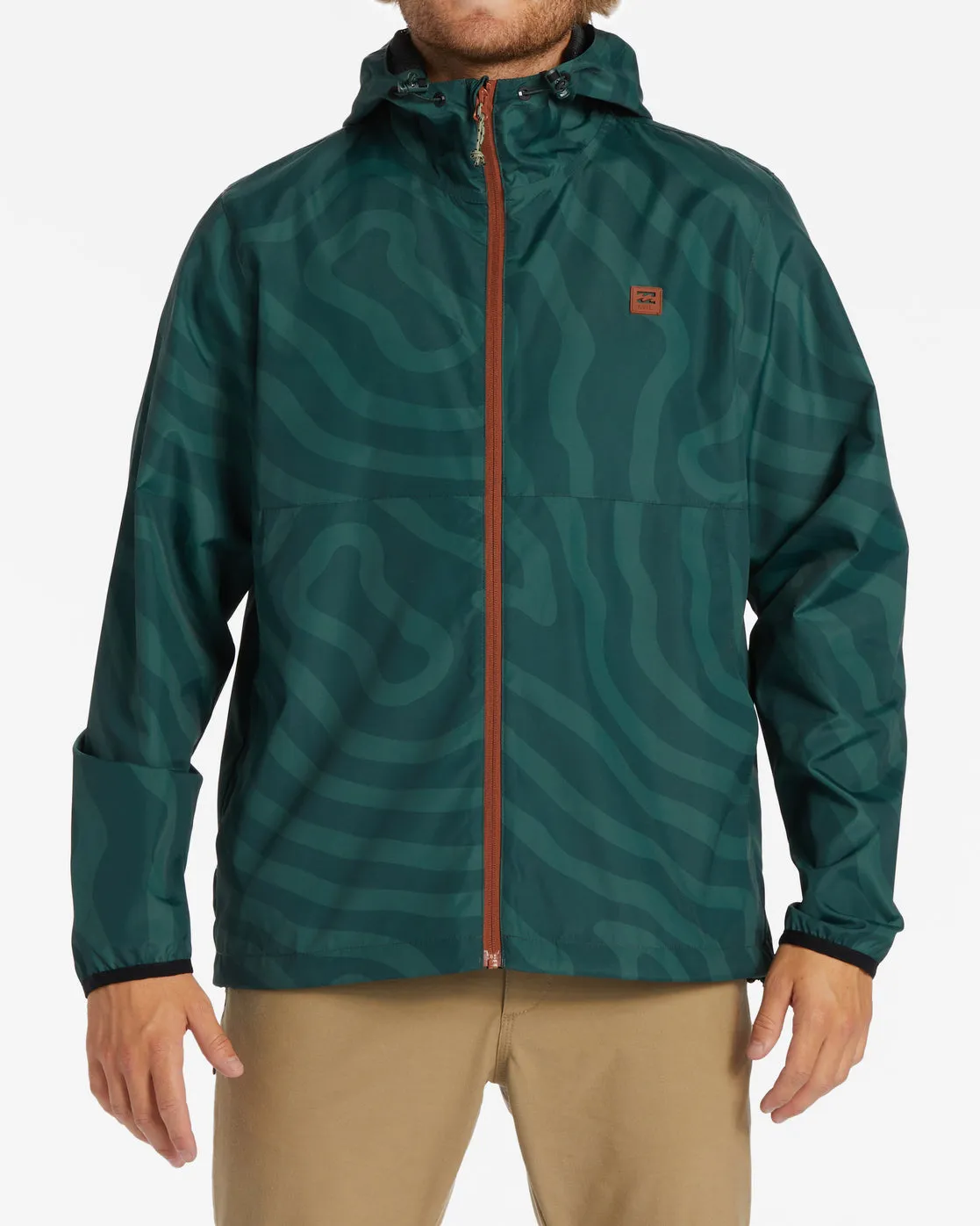 Billabong Transport Windbreaker Jacket-Dark Forest