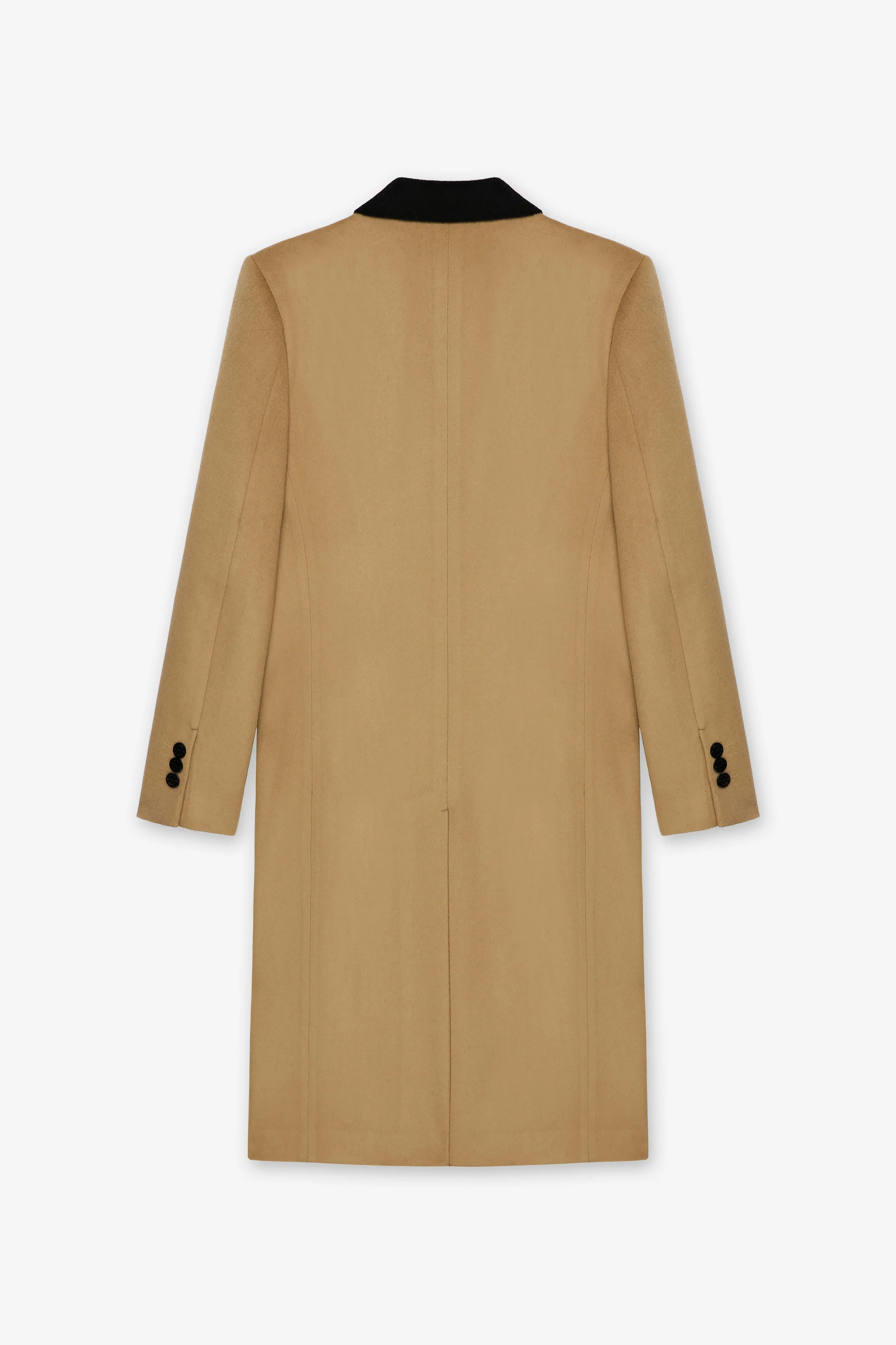 BILLIE CAMEL CONTRAST OVERCOAT