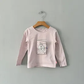 Billieblush / Light pink long sleeve T-shirt - Magic book / 3Y