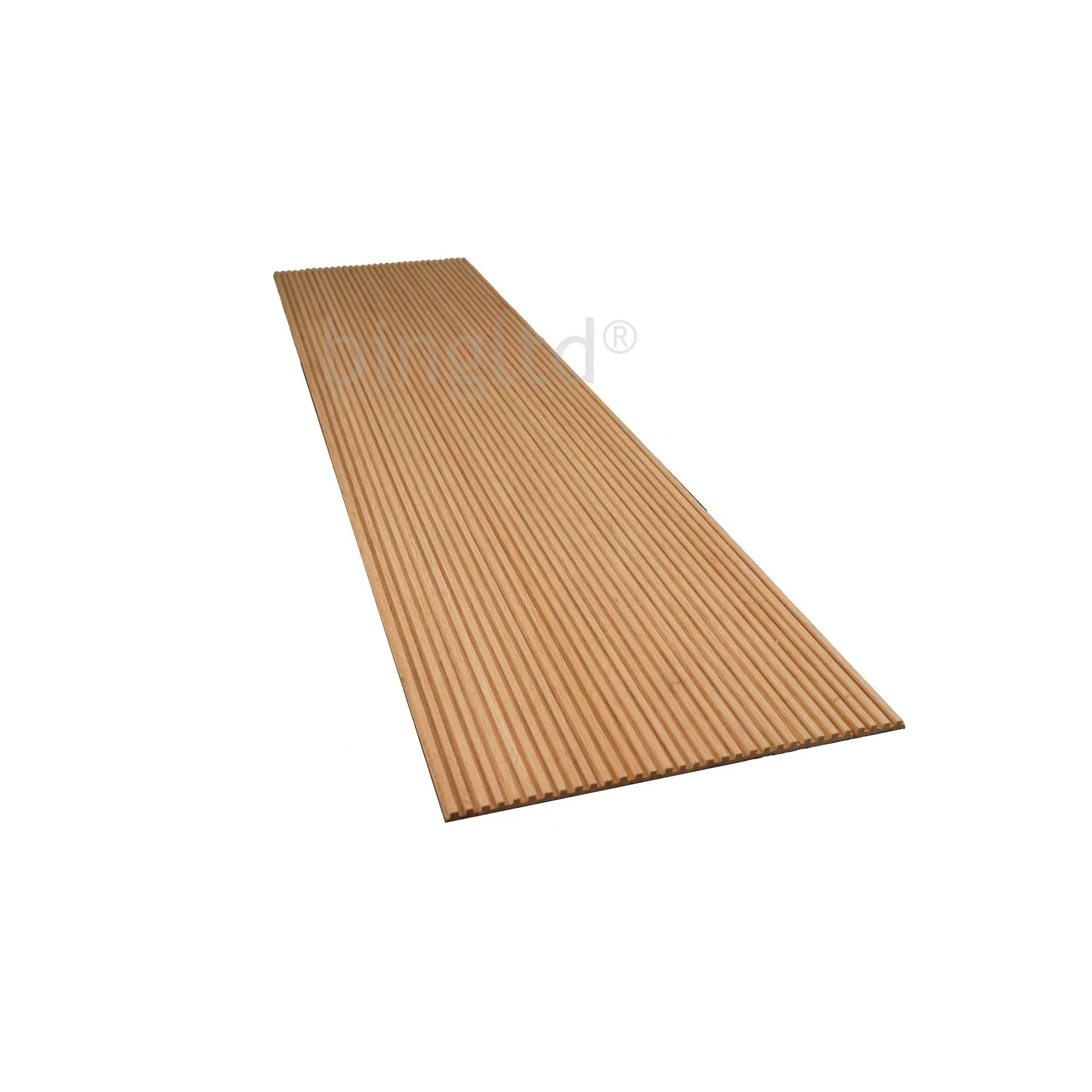 bingltd - 48" Long x 12" Wide , with  1/4" Square Cut Flexible Tambour Red Oak Unfinished - 1 PC (WP-8302-RO-UNF)