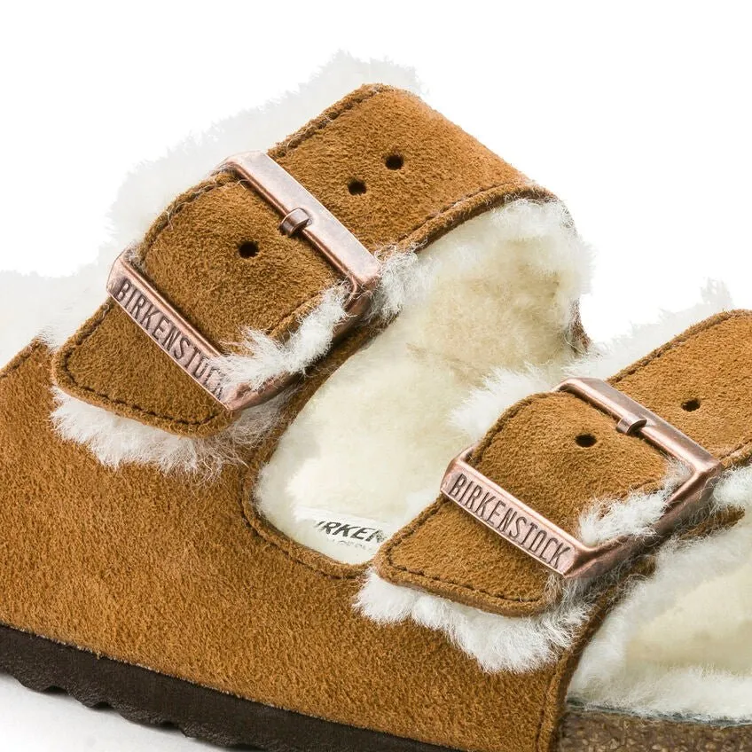 Birkenstock Arizona Shearling - Mink Suede