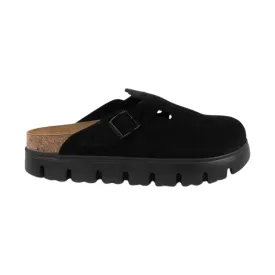 Birkenstock Papillio Boston Chunky Clog - Black Suede