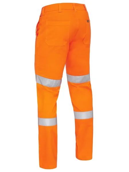 Bisley Taped Biomotion Stretch Cotton Drill Work Pants (BP6008T)