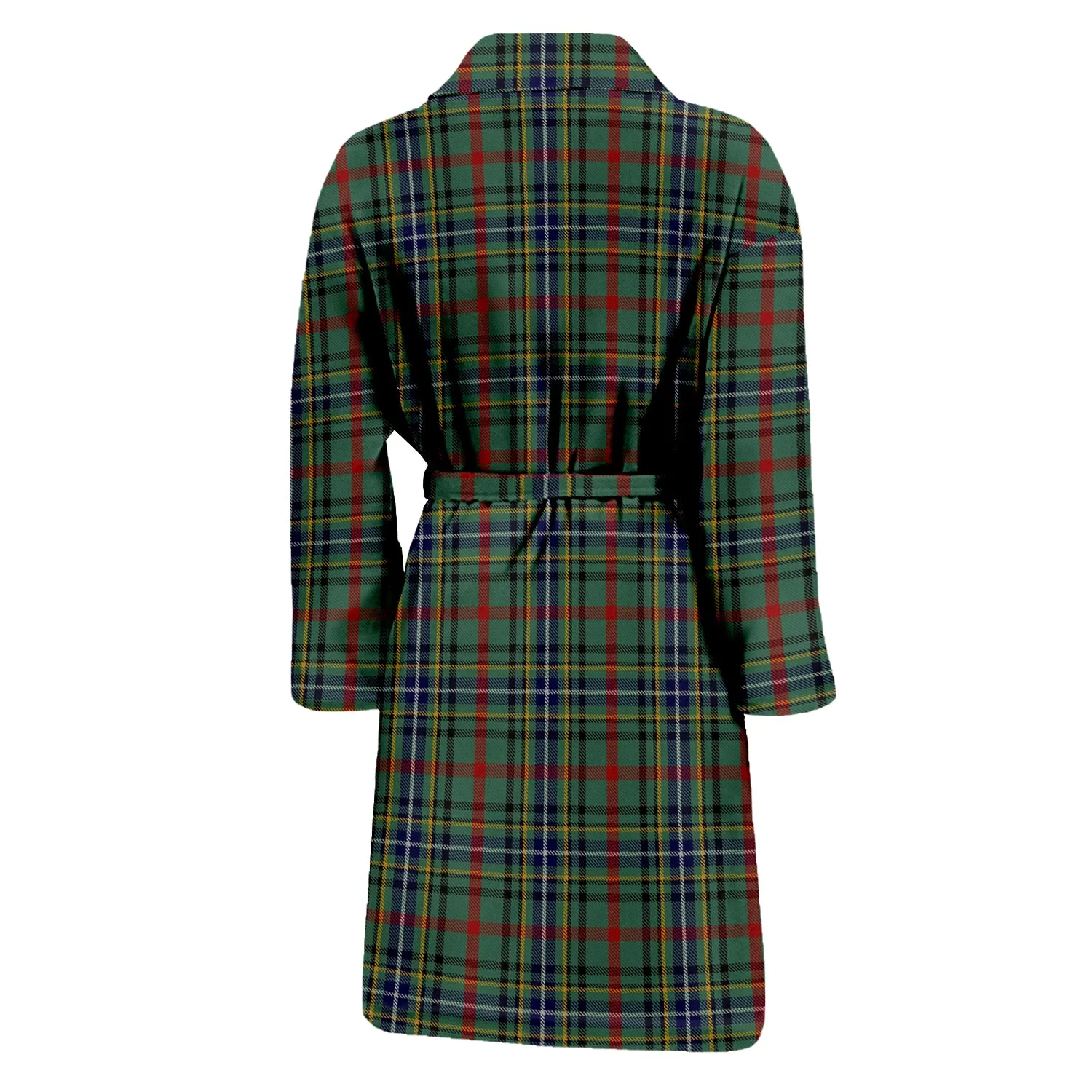 Bisset Tartan Bathrobe with Family Crest