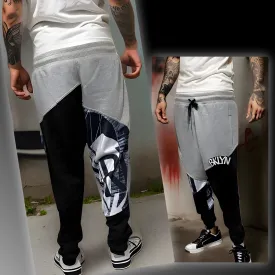 ^BKLYN^ (BLACK-GREY) LUX JOGGER SWEATPANTS