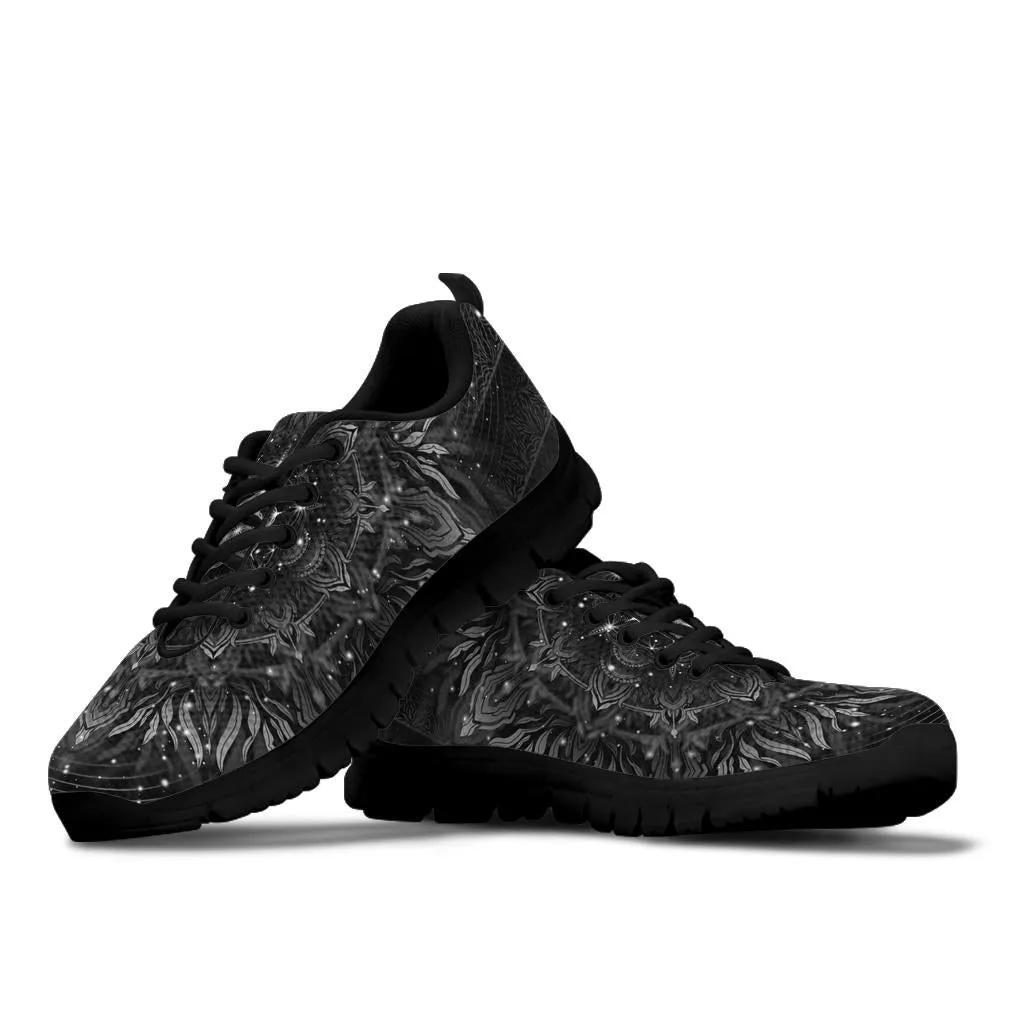 BLACK ALIGNED FLOWER | SNEAKERS | YANTRART