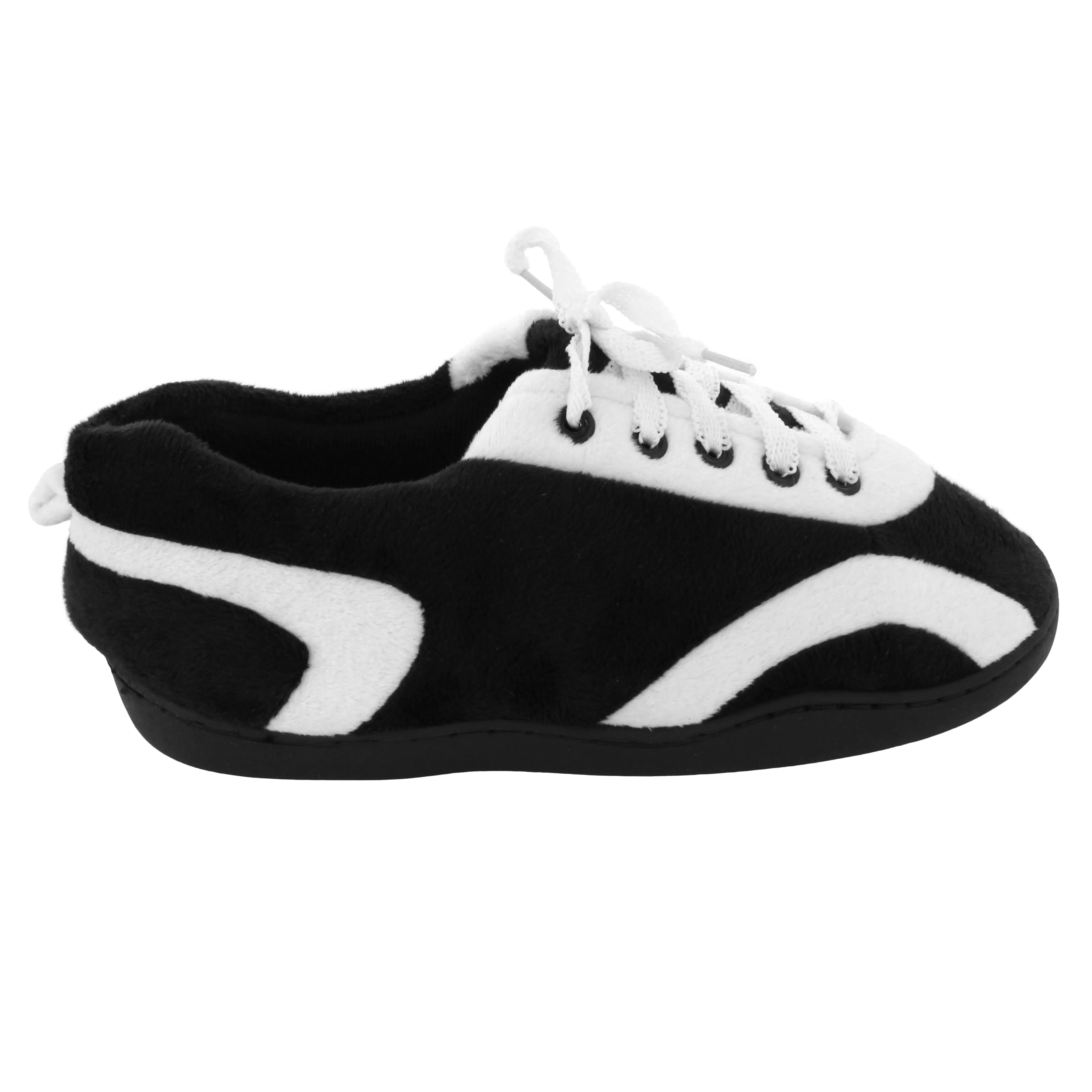 Black and White All Around Indoor Outdoor Slipper