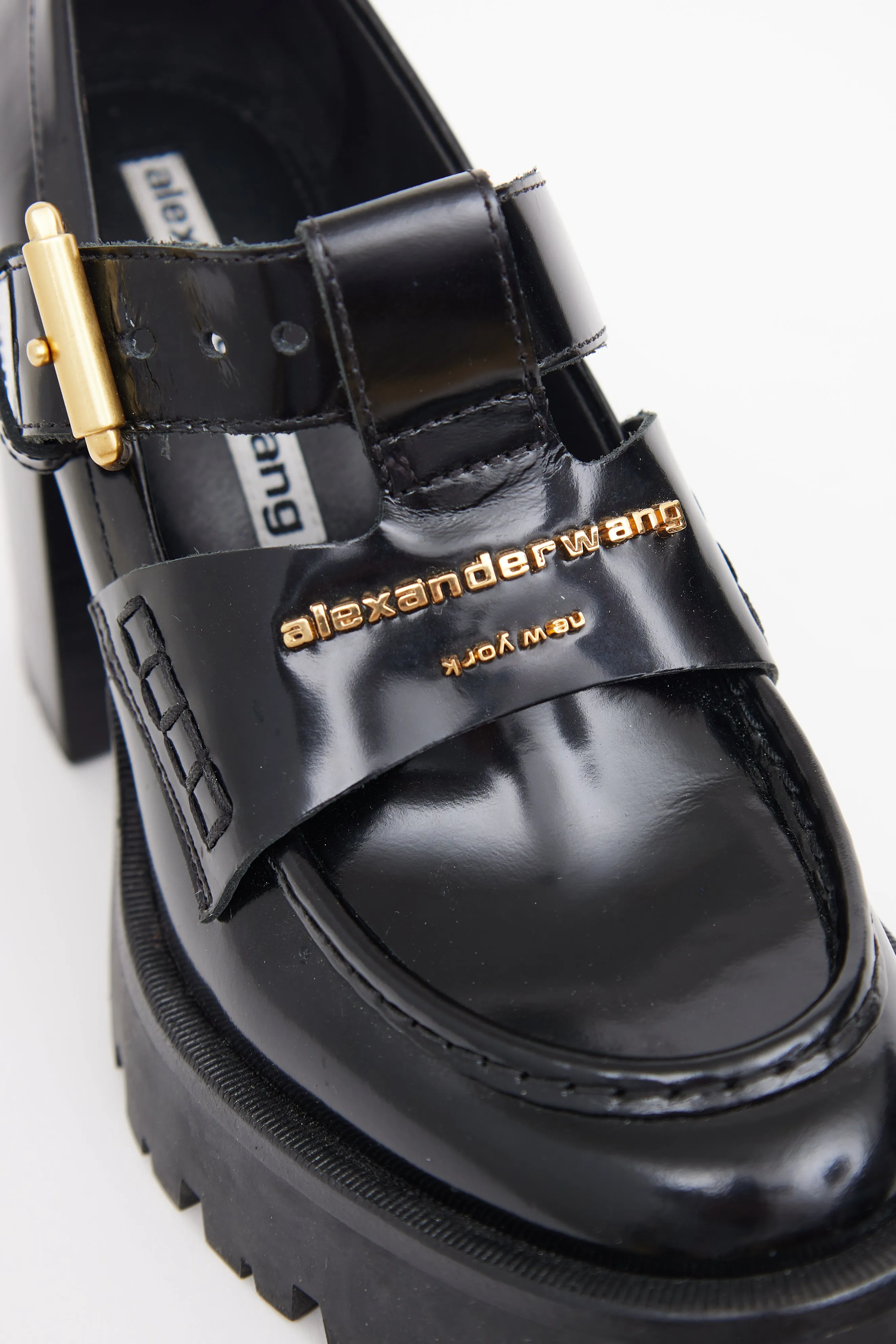 Black Carter Heeled Loafer