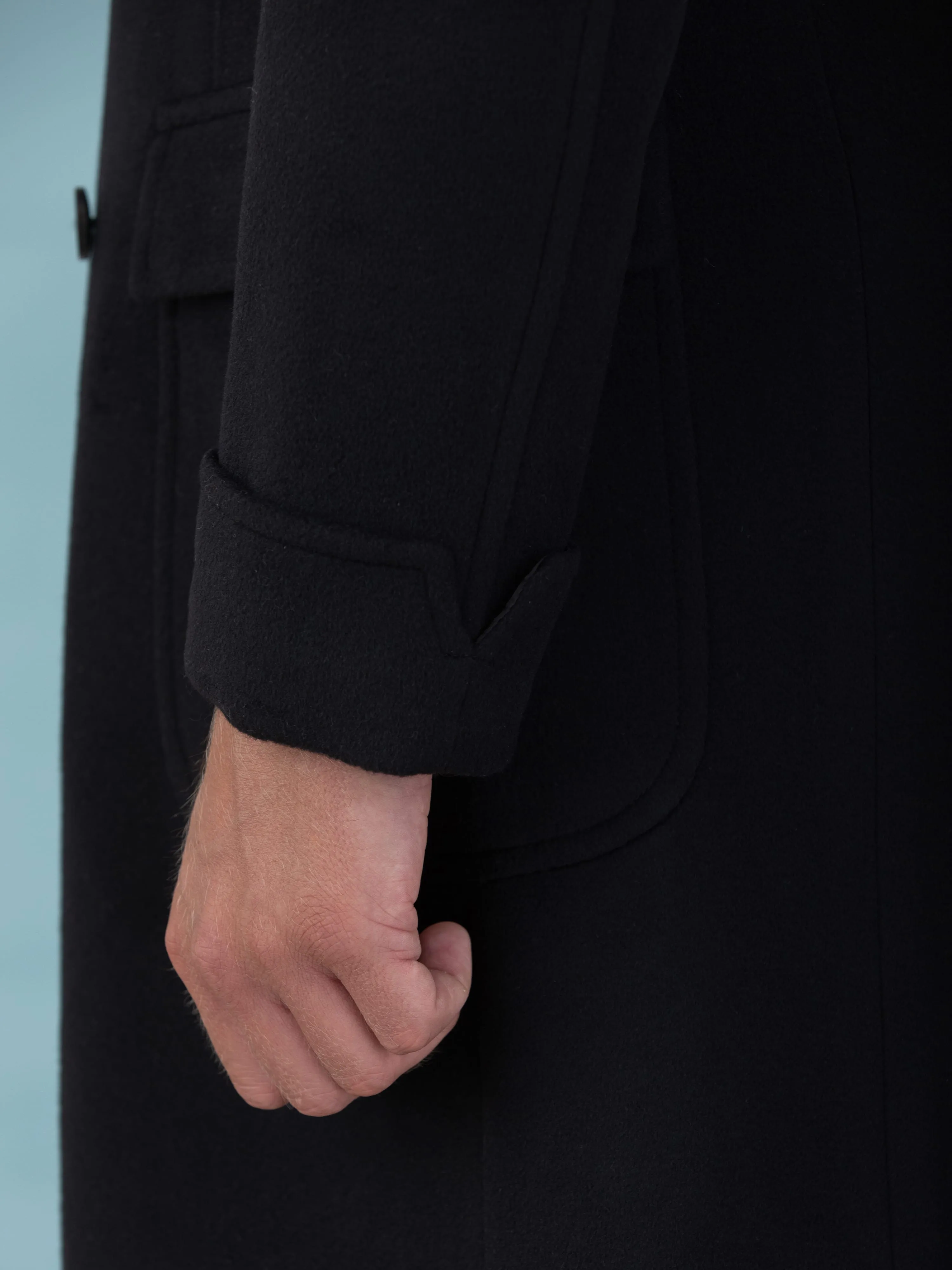 Black Cashmere Coat