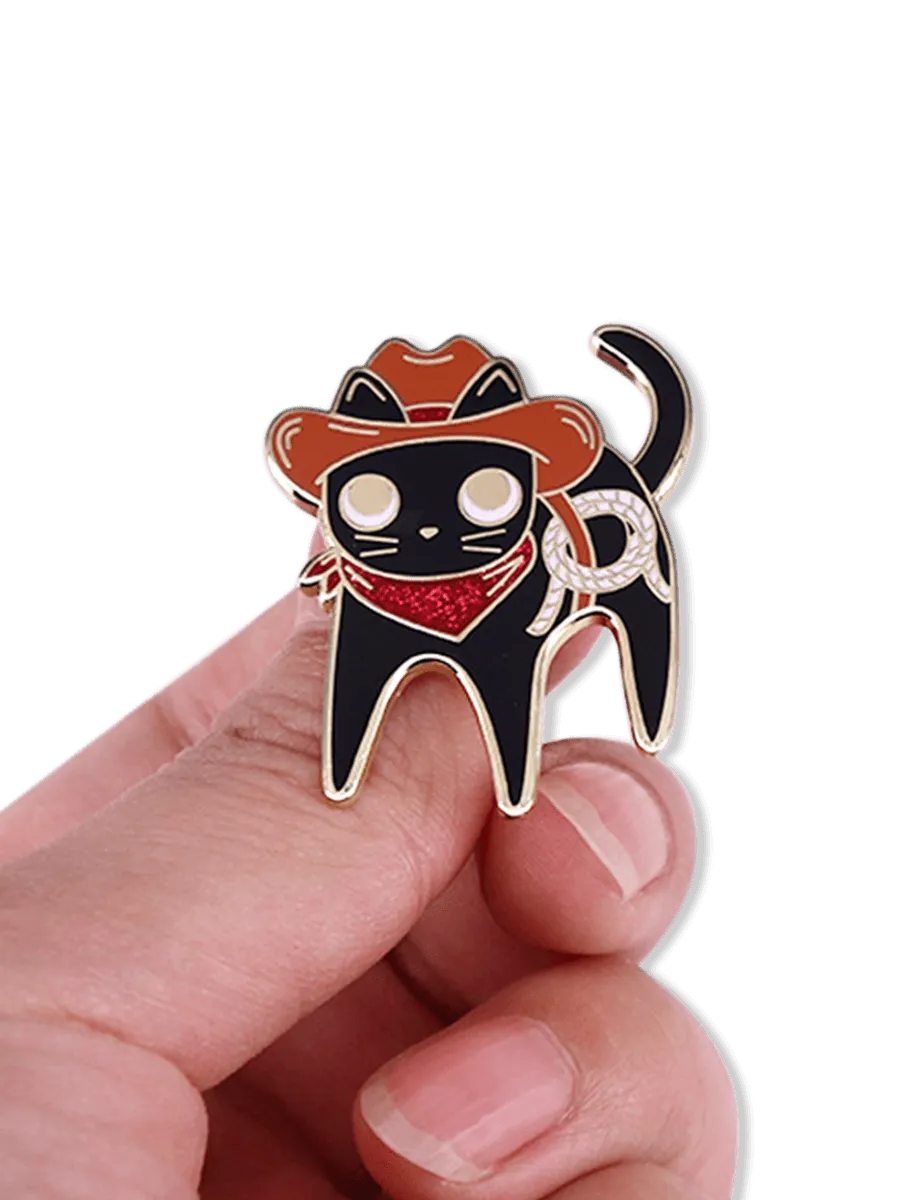 Black Cat Brooch