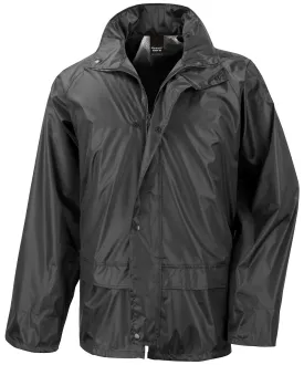 Black - Core rain jacket