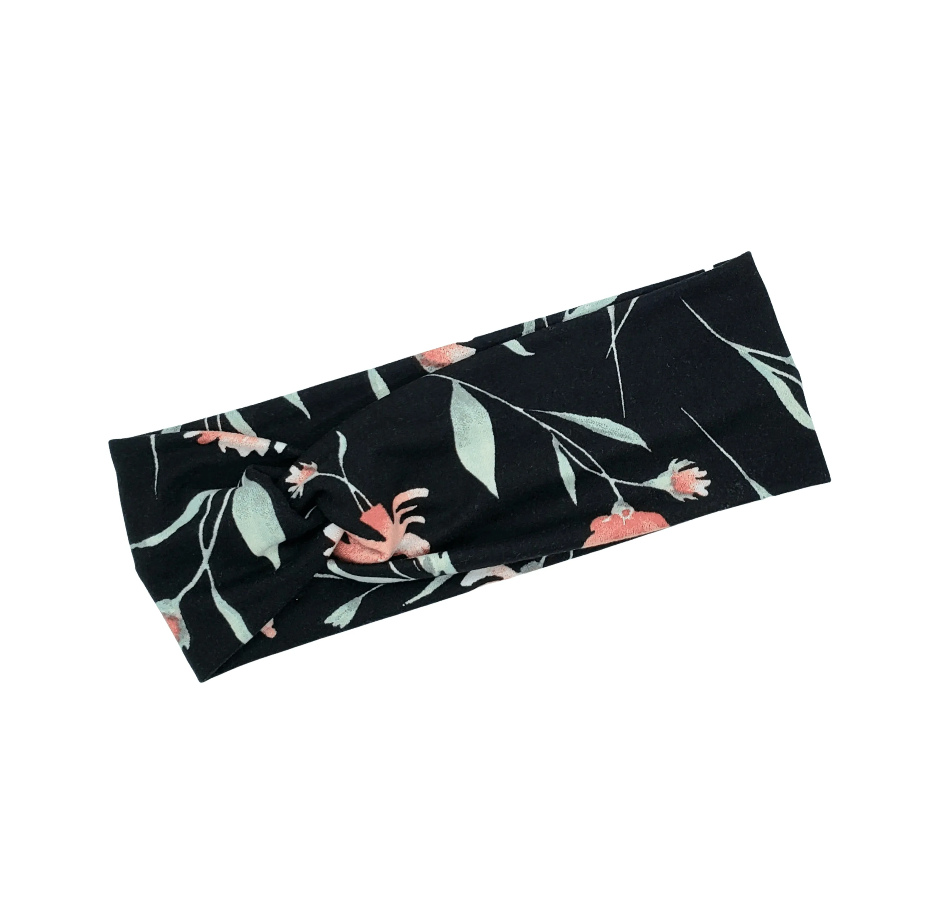 Black Floral Headband