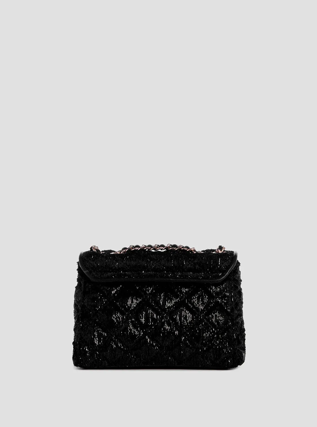 Black Giully Mini Crossbody Strap