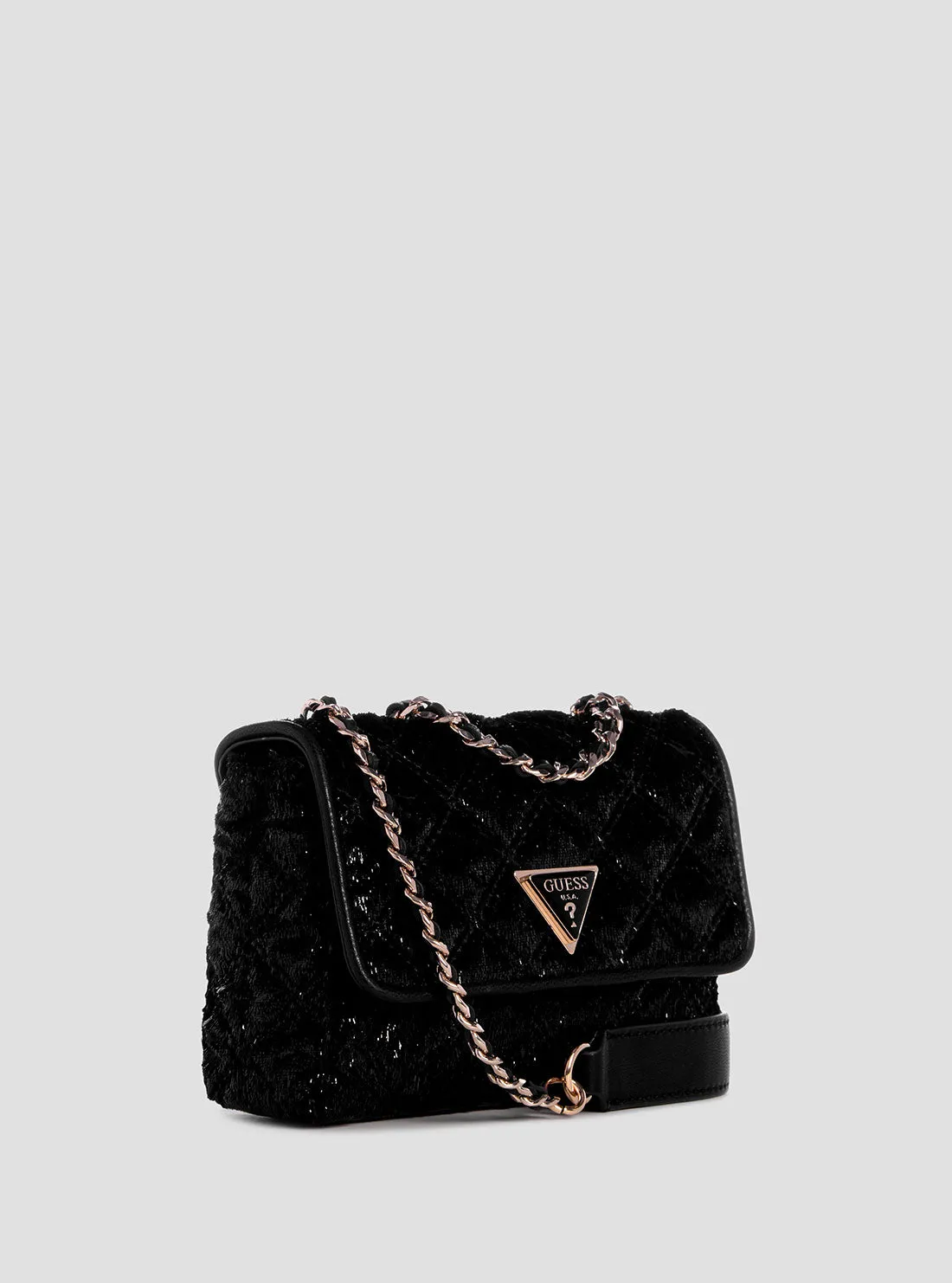 Black Giully Mini Crossbody Strap