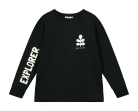 Black 'Grow Slowly' Long Sleeve T-shirt