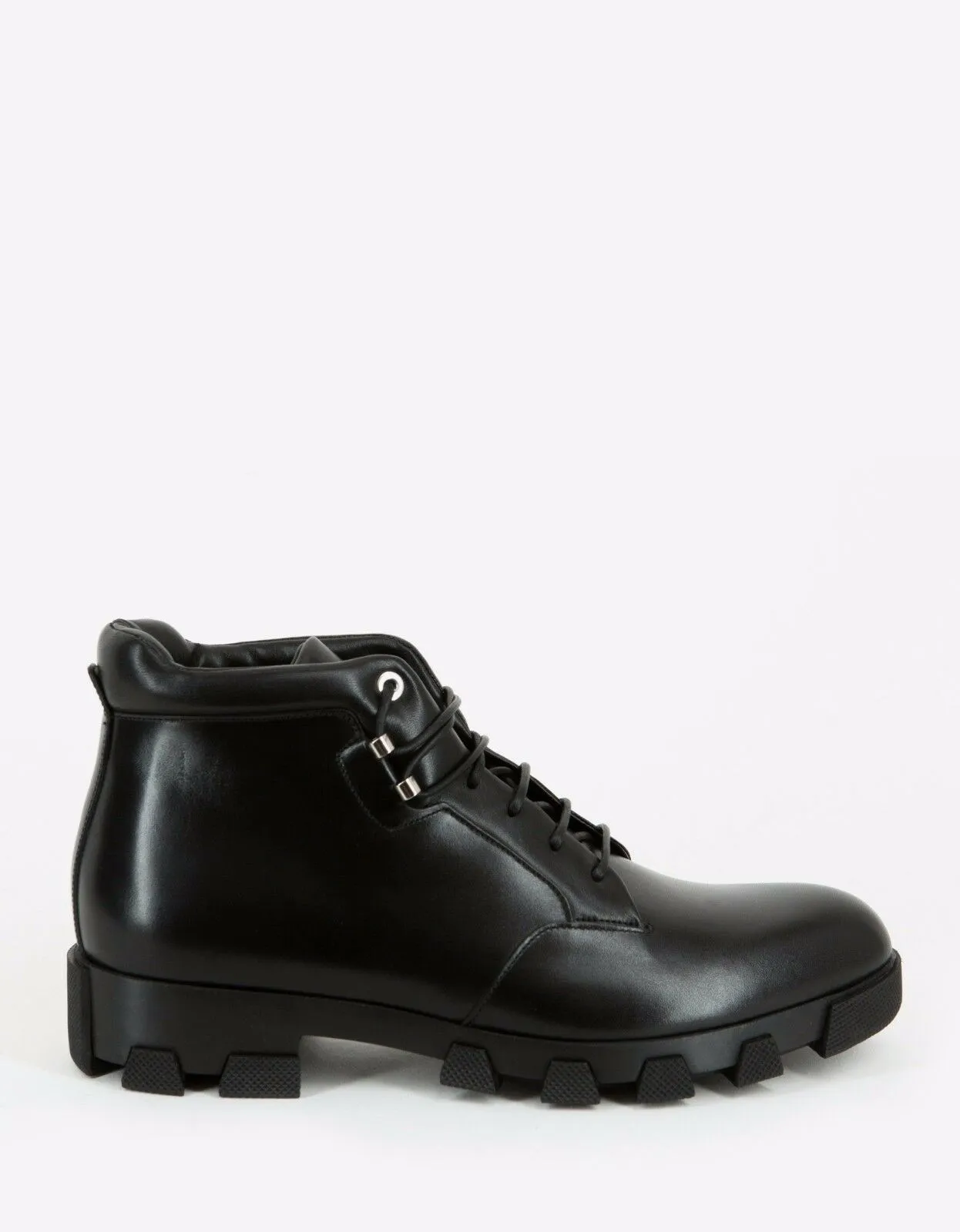 Black Leather Ankle Boots