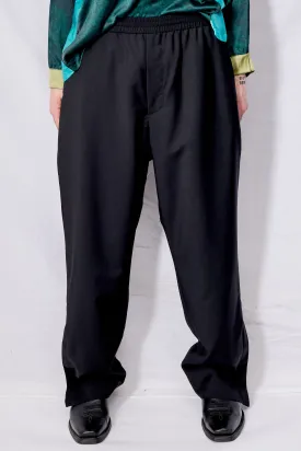 Black Long Straight Pants