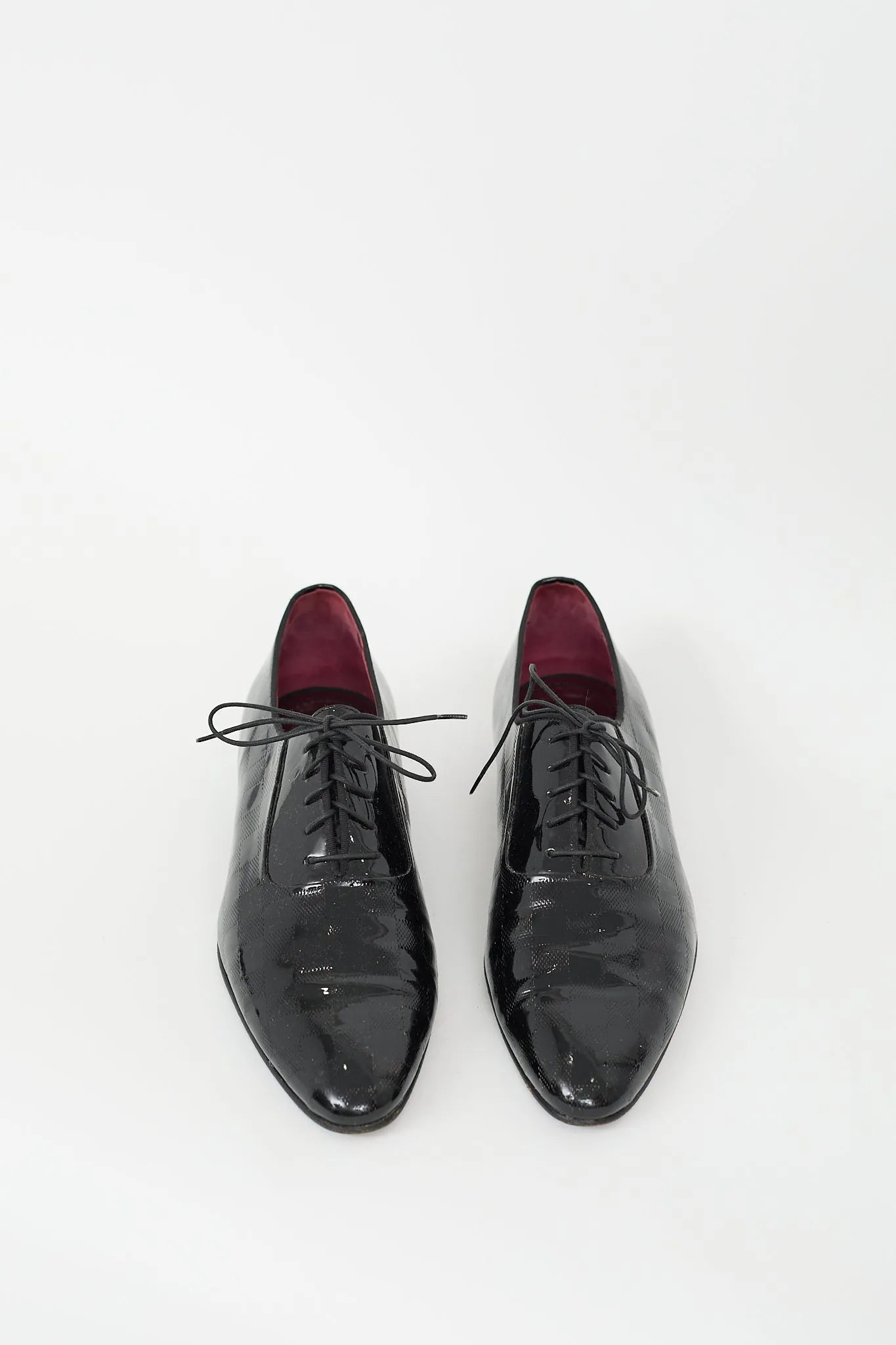 Black Patent Damier Oxford