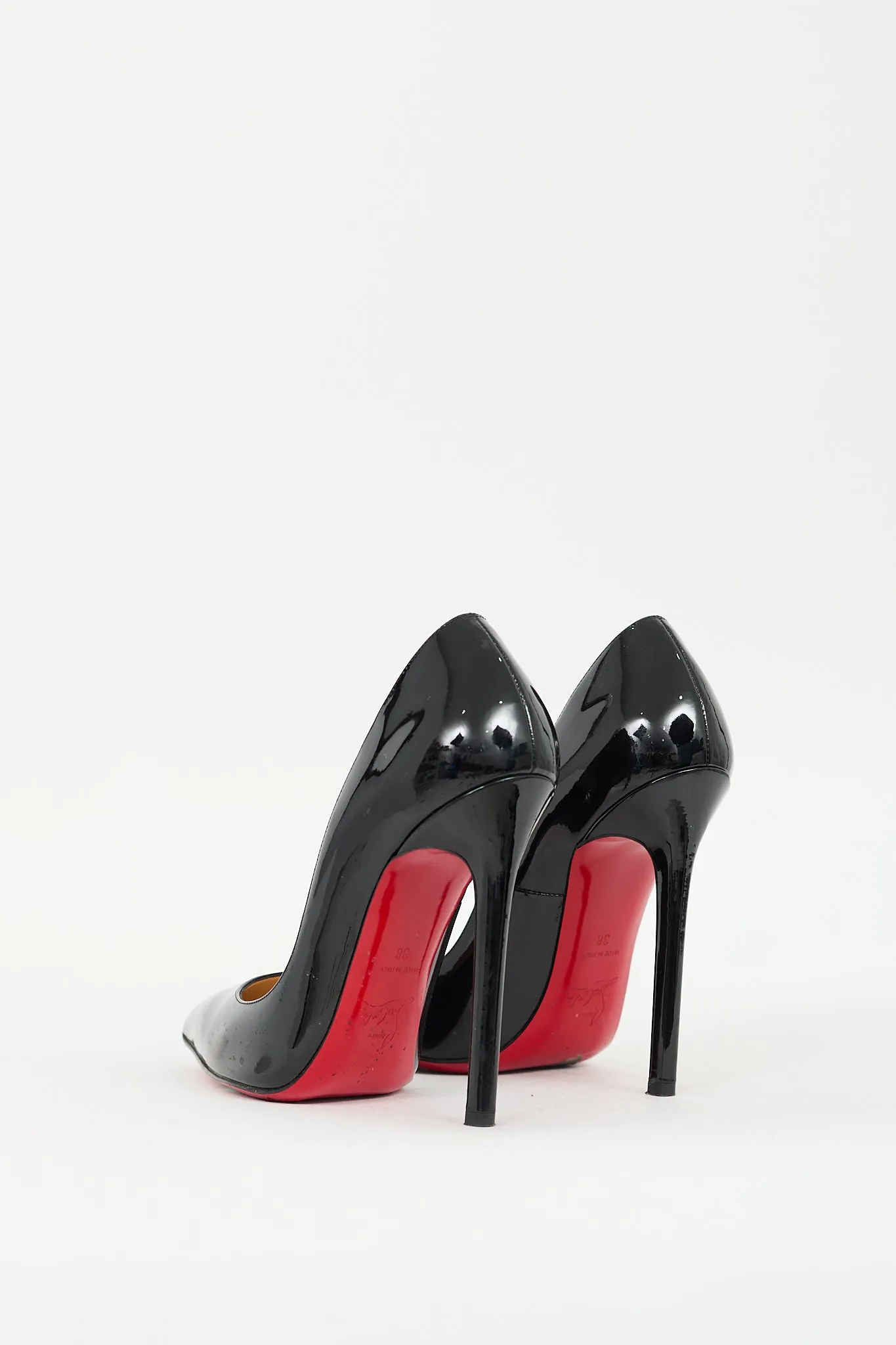 Black Patent Leather Pigalle 100 Pump