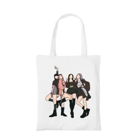 Black Pink Tote Bag - Queens Of K-Pop