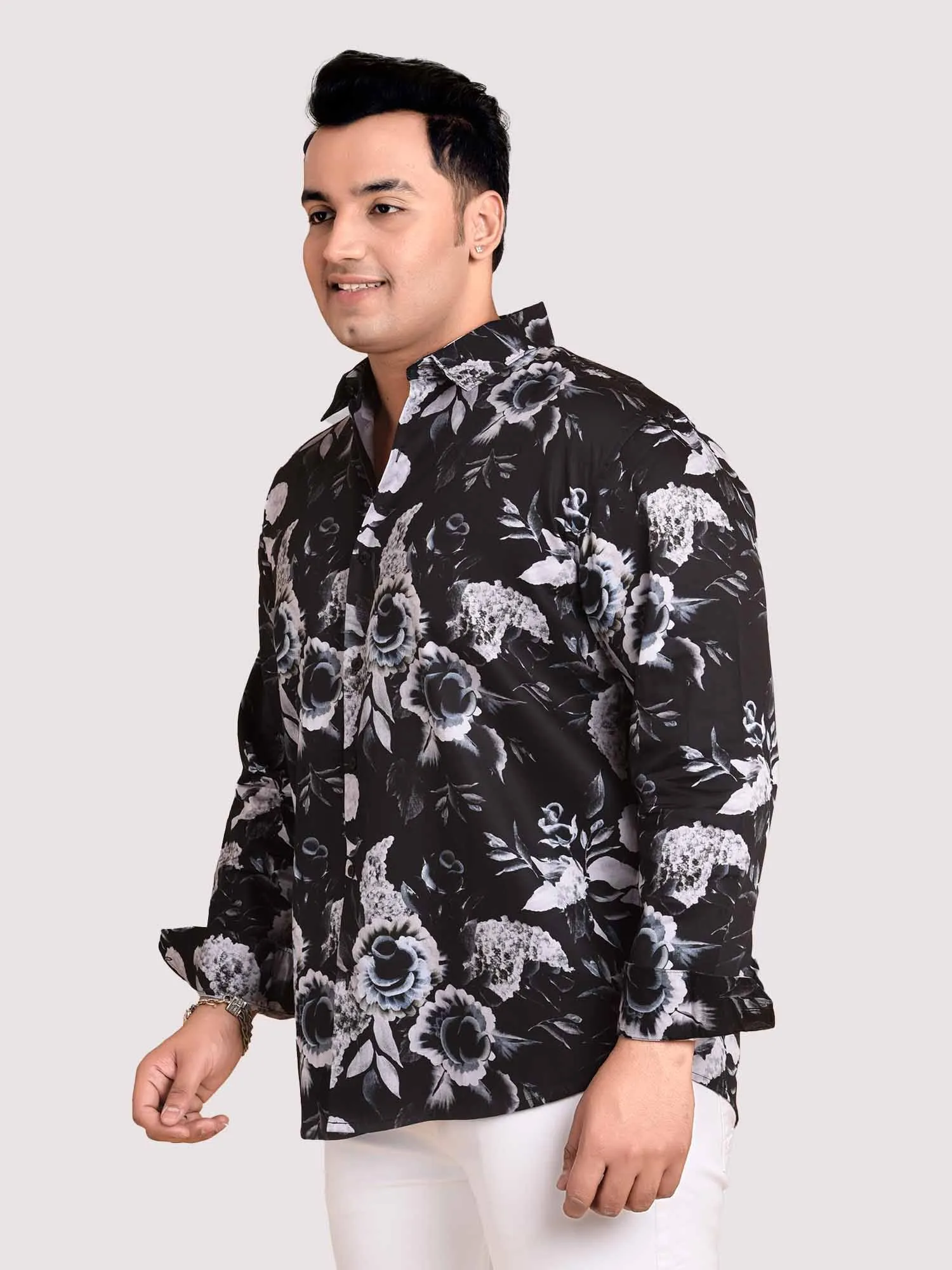 Black Rose Rich cotton Full Sleeve Men's Plus Size