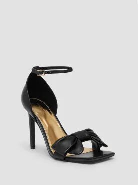 Black Sancia Bow High Heels