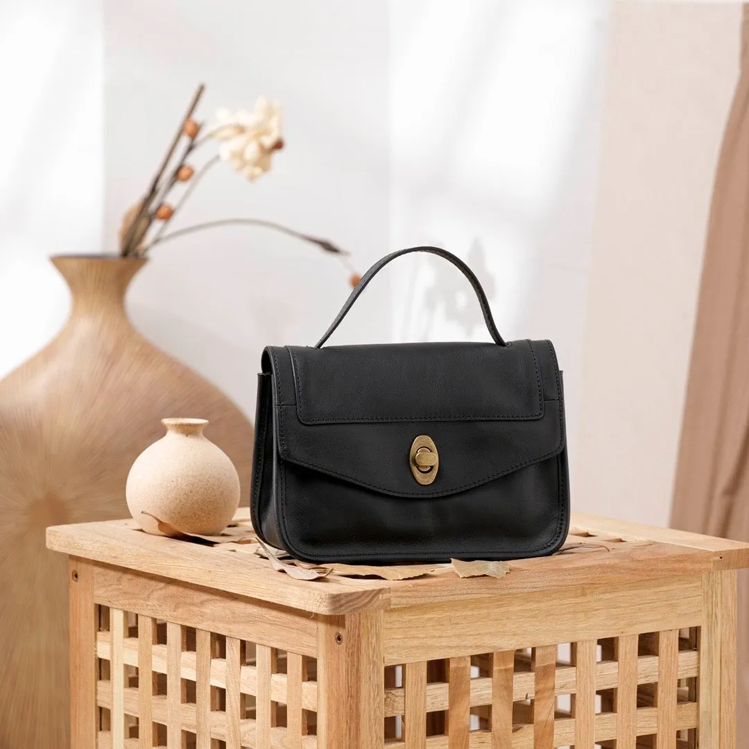 Black Satchel Handbag Women's Satchel