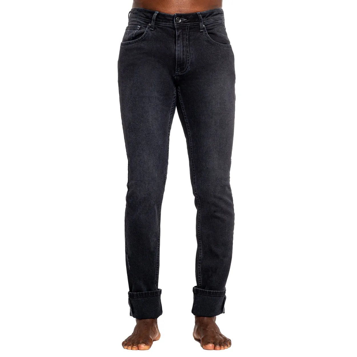 Black Slim Fit Denim Jeans