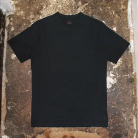 Black T Shirt Embroidered Logo