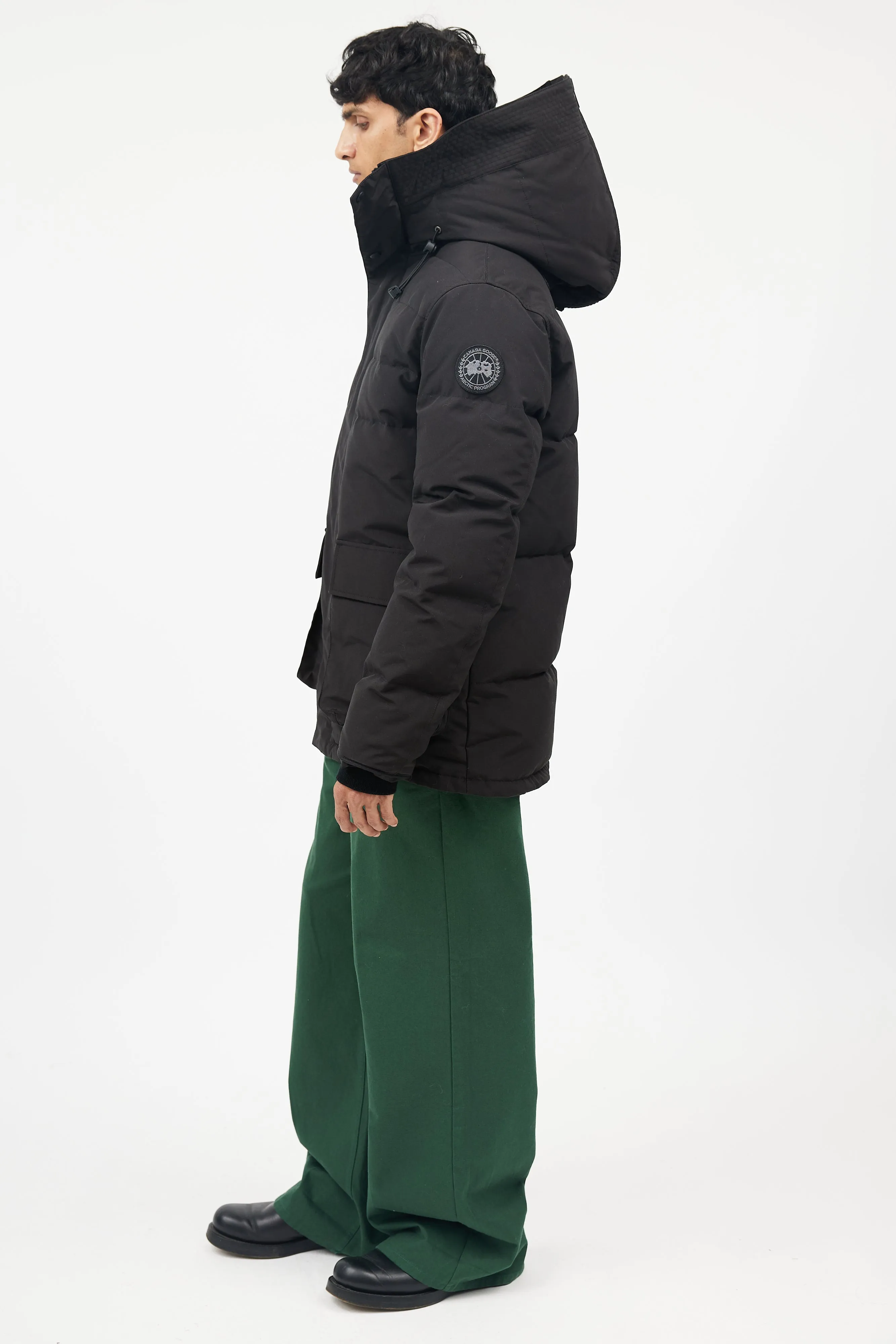 Black Wedgemount Down Parka