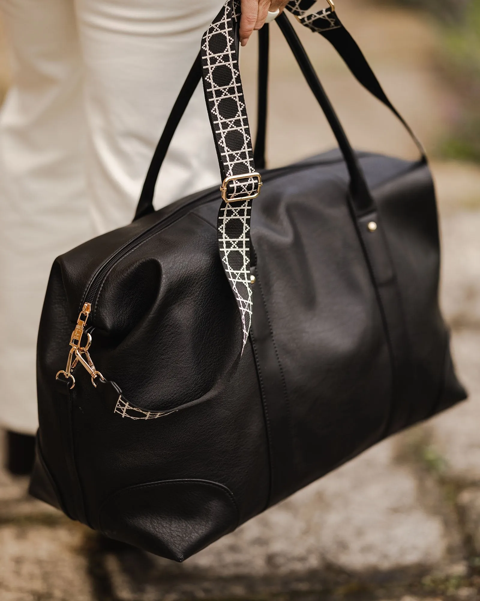 Black Weekender Bag