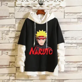 Black White Denim Collection 1 Hoodies/Jackets Naruto/Boruto (Variants Available)