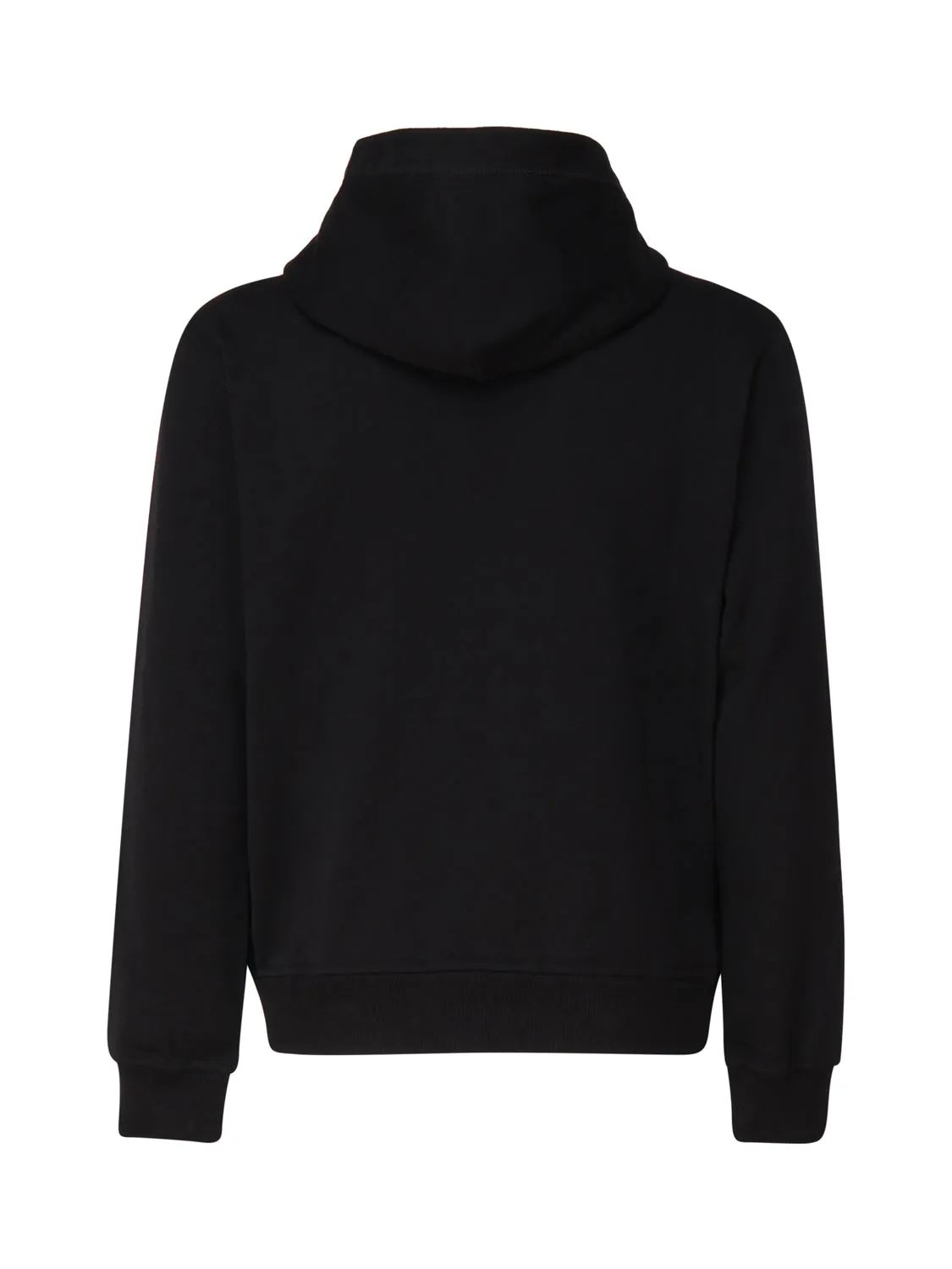 Black Zip Hoodie with Logo