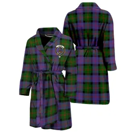 Blair Modern Tartan Bathrobe with Family Crest