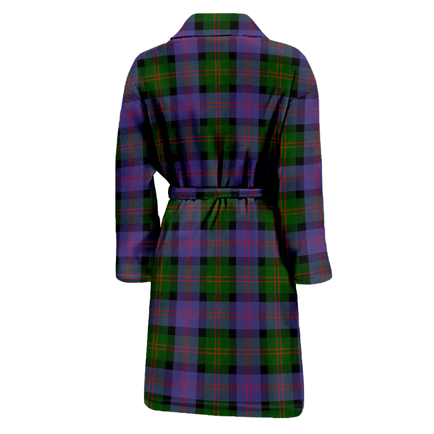 Blair Modern Tartan Bathrobe with Family Crest