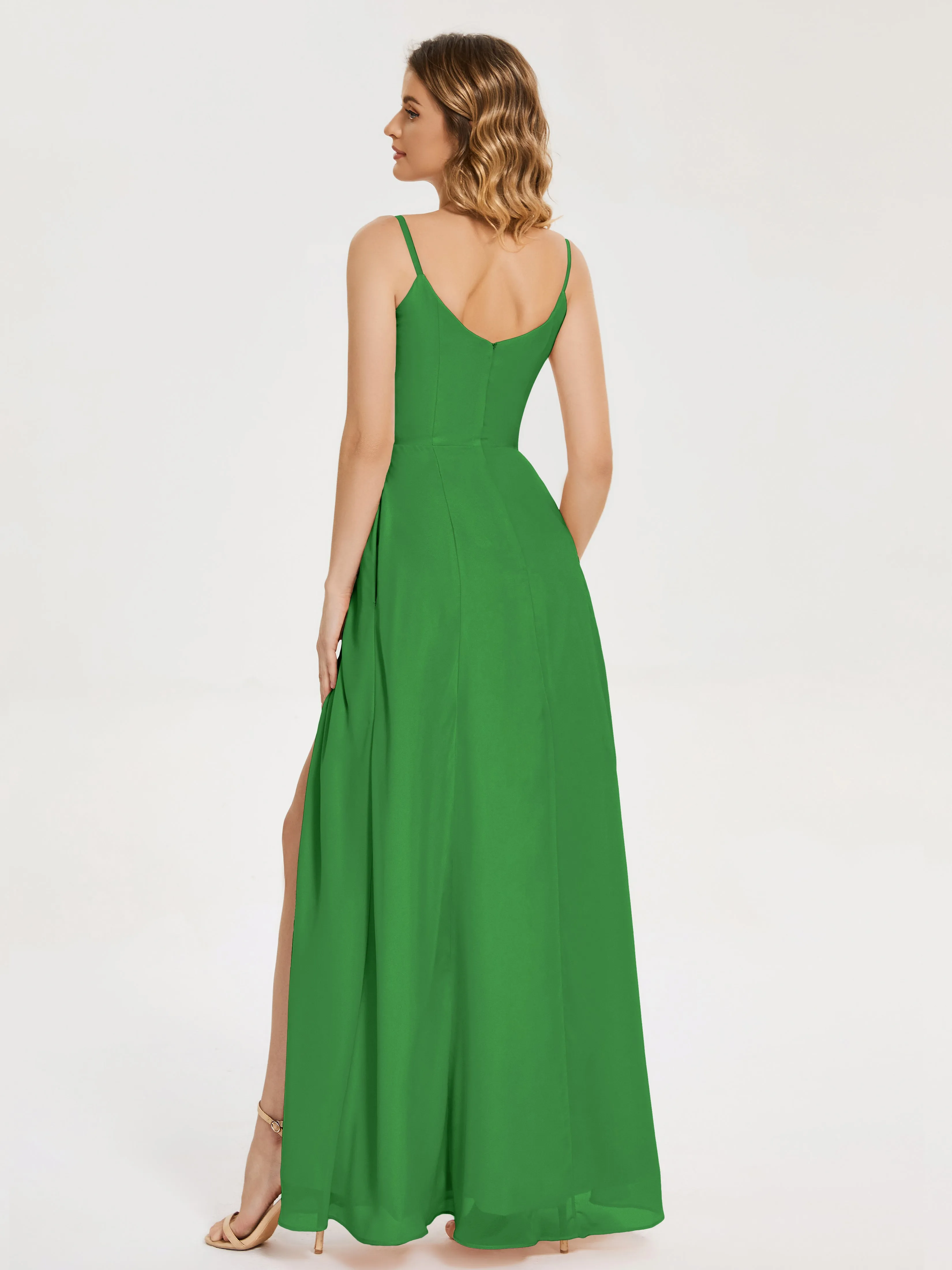 Blake Cowl Split Chiffon Bridesmaid Dresses