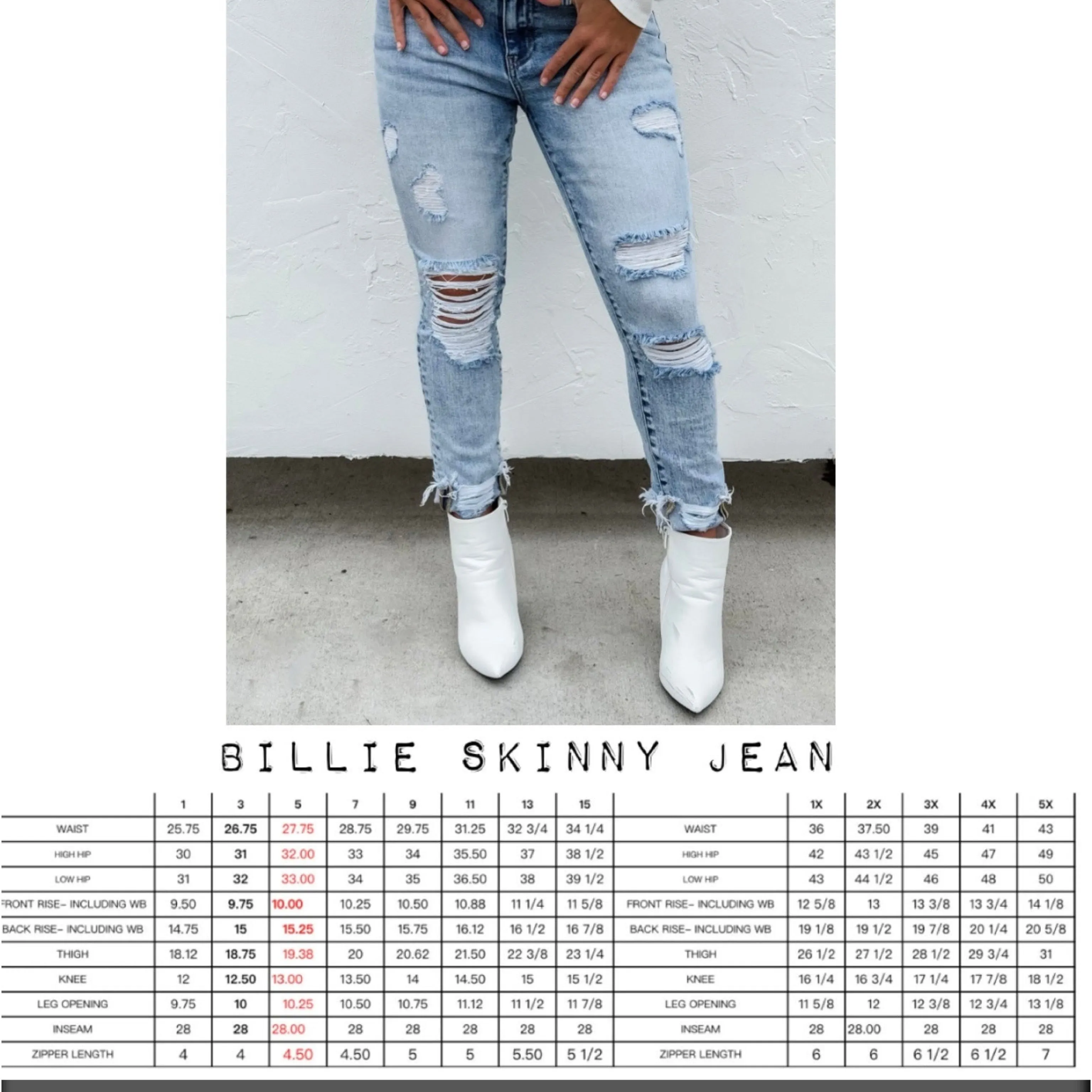 Blakeley-Billie Distressed Skinny-Jeans -