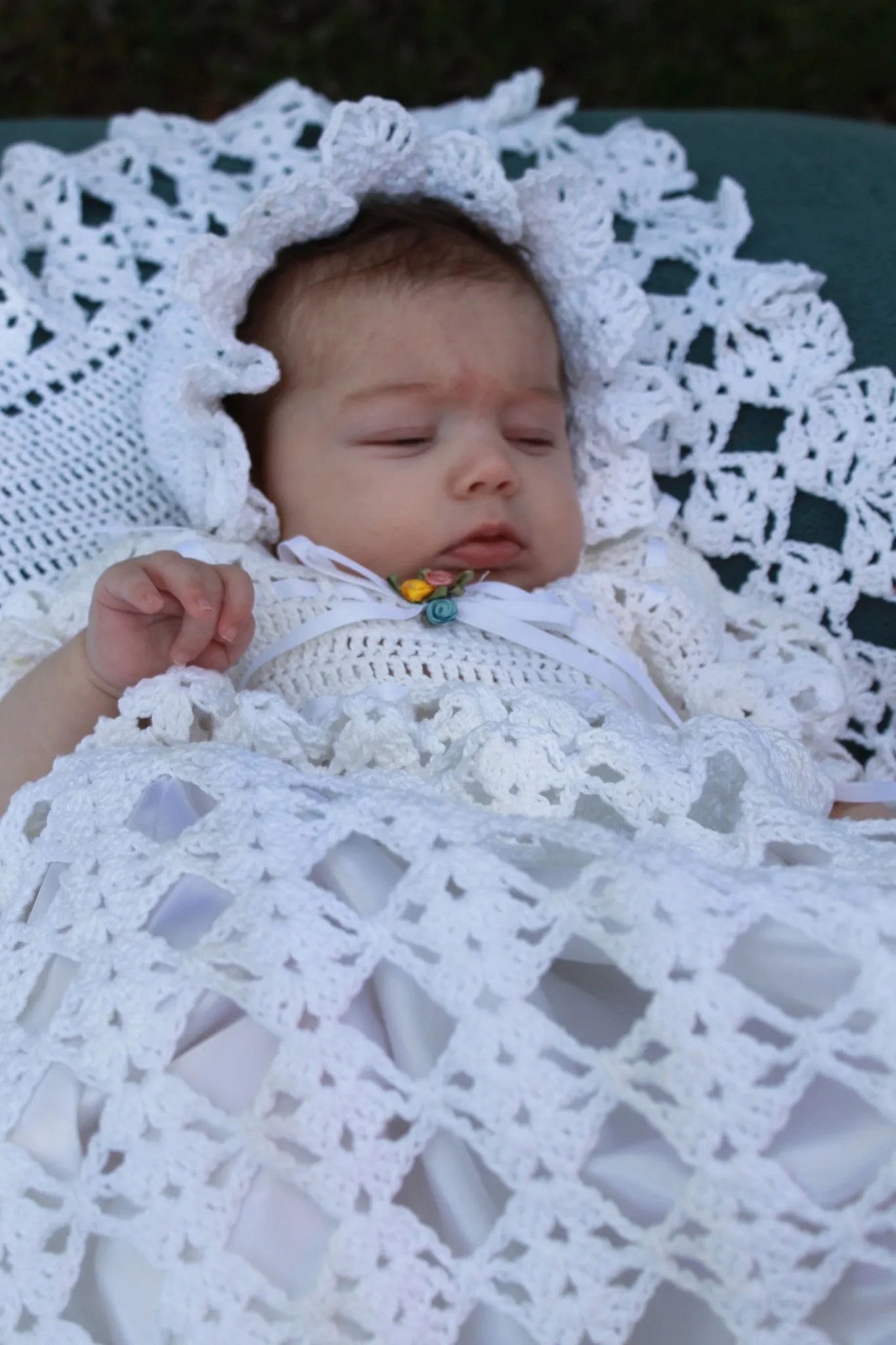 Blessed Christening Set Crochet Pattern